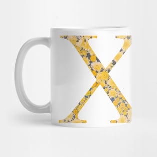 Chi Sorority Sunflower Sticker Mug